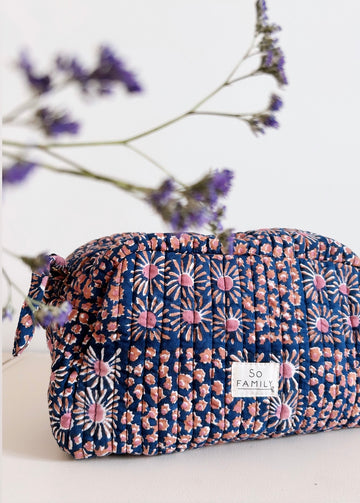 Trousse de Toilette Patchwork Minuit
