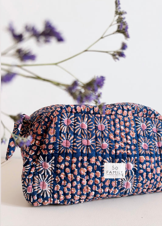 Trousse de Toilette Patchwork Minuit