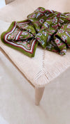 Duo Foulard Matchy Matchy 1 grand et 1 petit So Family MENTHE