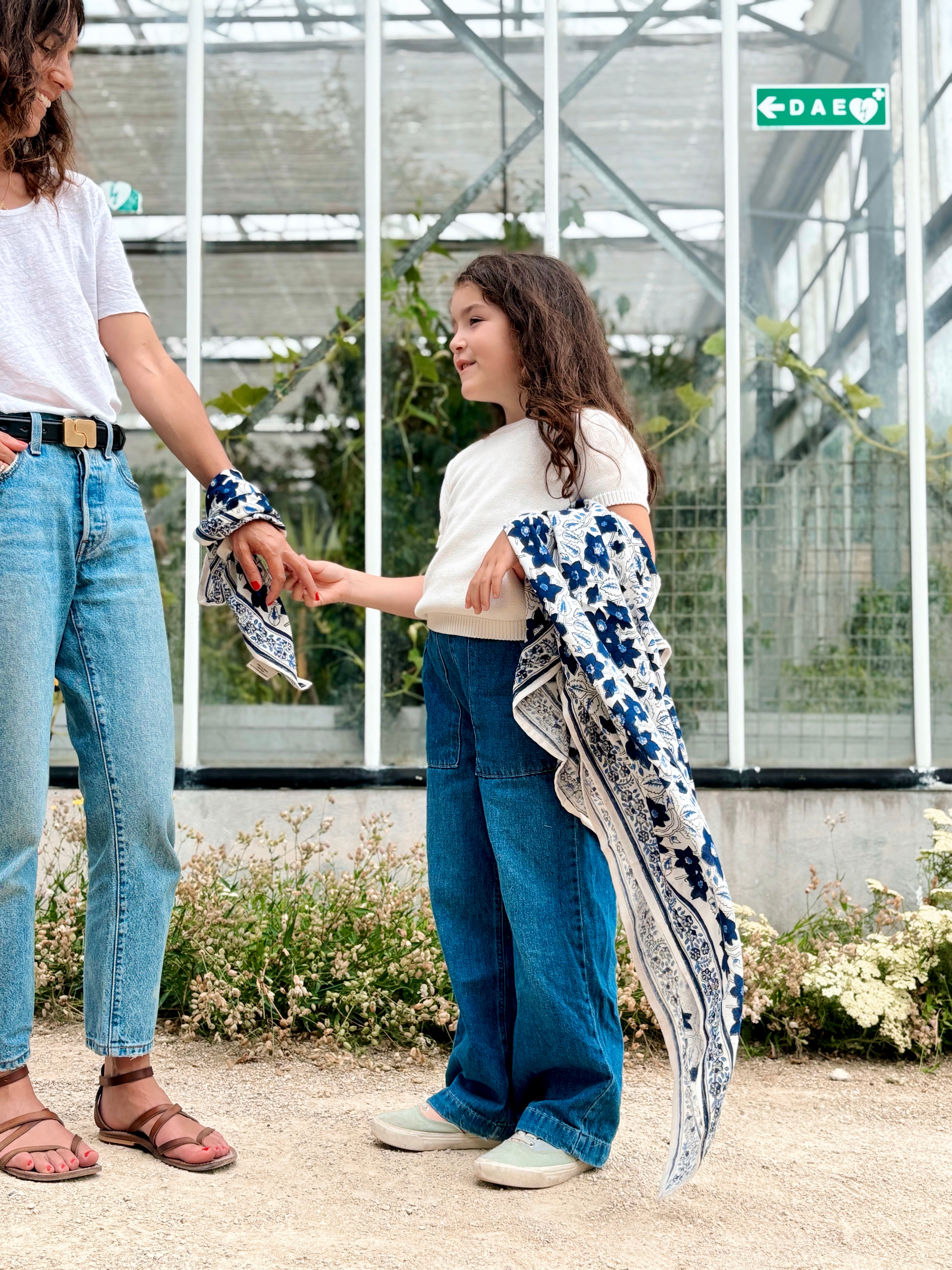 Duo Foulard Matchy Matchy 1 grand et 1 petit So Family Agra Berry
