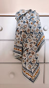 Duo Foulard Matchy Matchy 1 grand et 1 petit So Family BLEUET