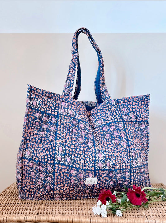 Sac cabas Patchwork Minuit