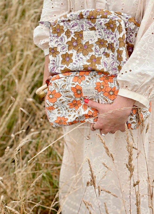 Trousse de Toilette Lurex Camel