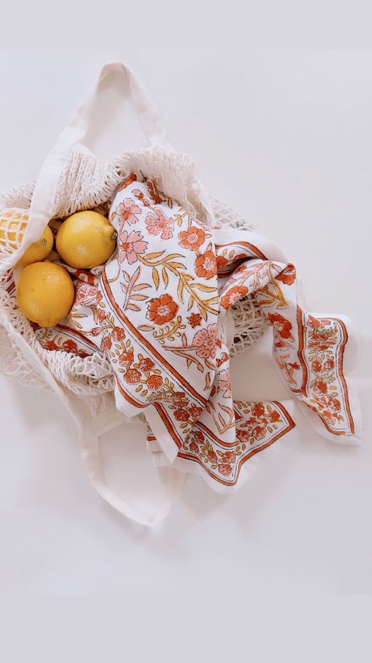 Foulards Bébé, Enfant Delhi Brique 5O cm
