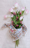 Duo Foulard Matchy Matchy 1 grand et 1 petit So Family AZUR