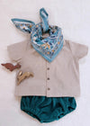 Foulards Bébé, Enfant Delhi Céladon 5O cm