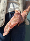 Duo Foulard Matchy Matchy 1 grand et 1 petit So Family Cagliari Rose