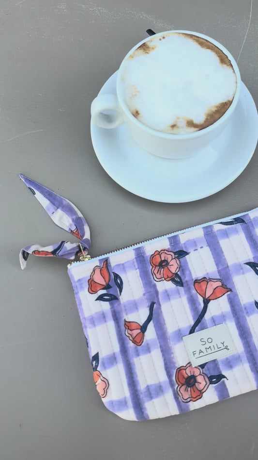petite pochette Chennai Lilas